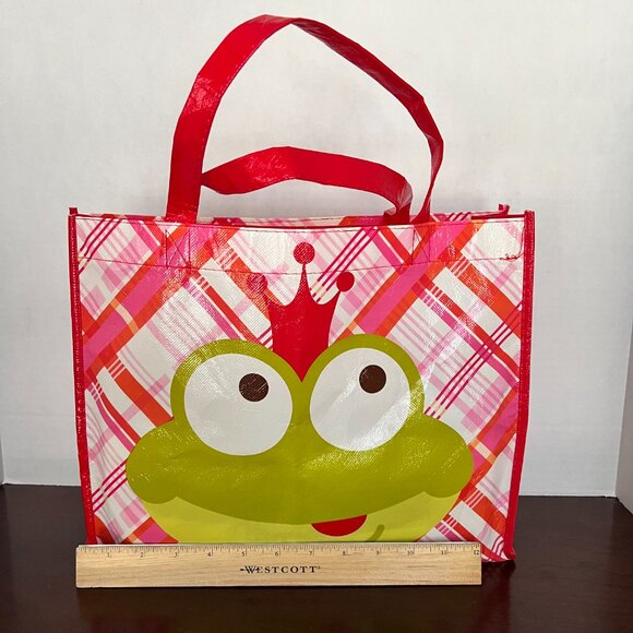 SANRIO Hello Kitty "Keroppi" Inspired Handled Tote/Shopping/ Gift Bag SO CUTE! - Picture 2 of 4